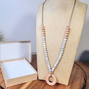 Bella Tunno Teething Necklace Jewelry for Mom and Baby Silicone Beads Breakaway